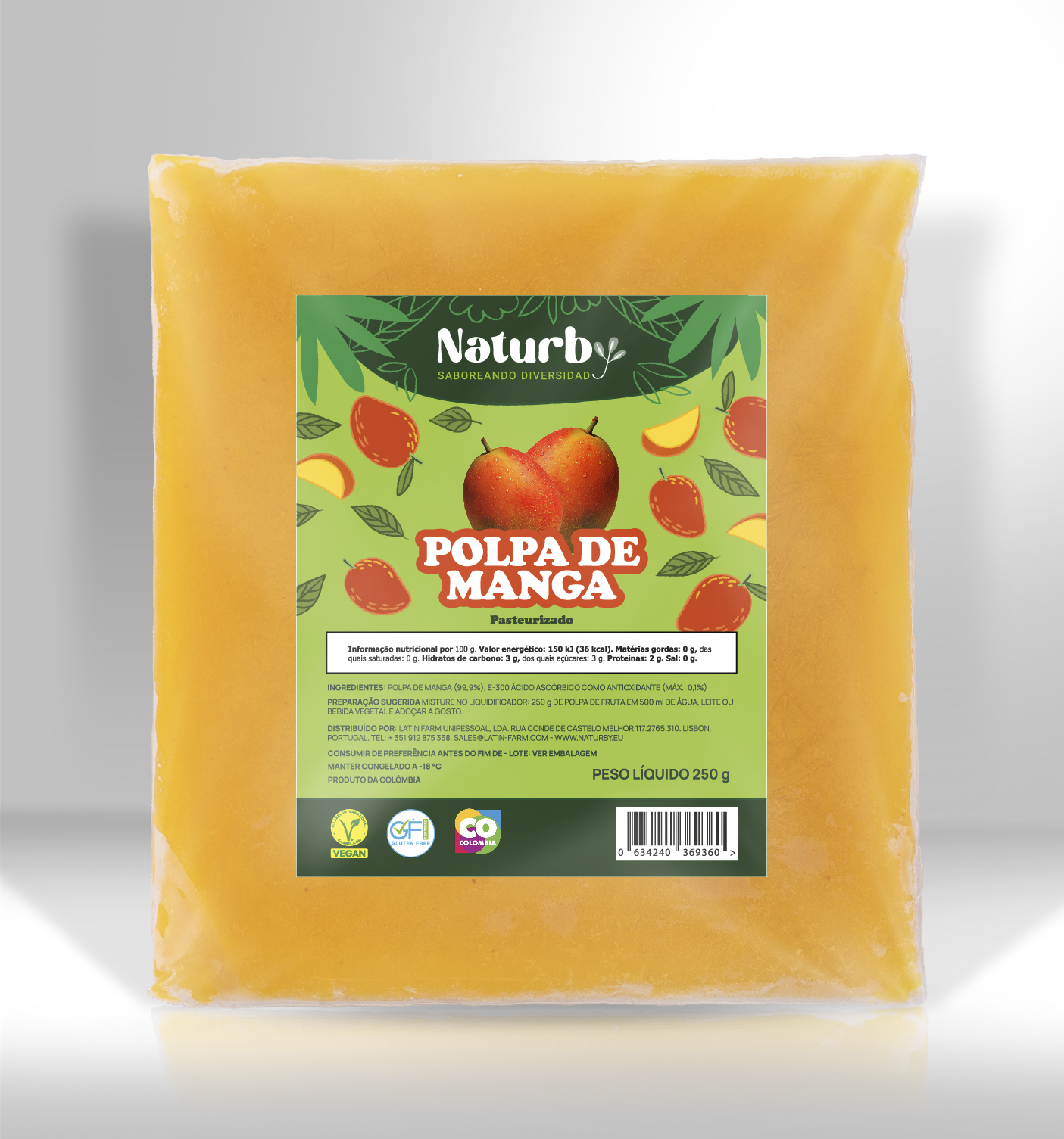 pulpa de mango